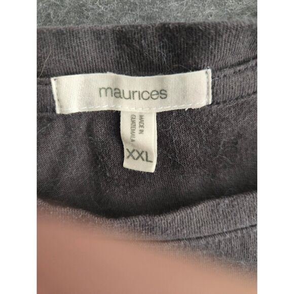 Maurices Yellowstone 'Dutton Ranch' Montana Tee Women XXL Gray Novelty - Picture 3 of 4